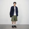 Khaki Cotton Twill Shorts 4063
