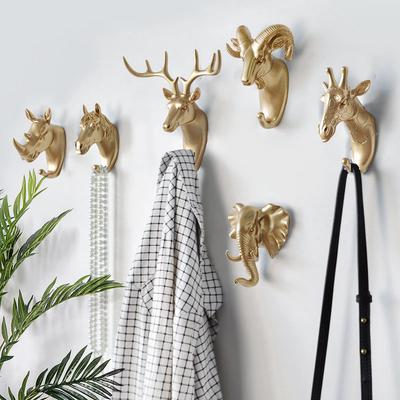 Animal Hooks 1PC Keys Hanger Decorative Hook Hanging Hook Seamless American Strong Creative Wall Holder Popular High Quality Sticking Hook  Unique