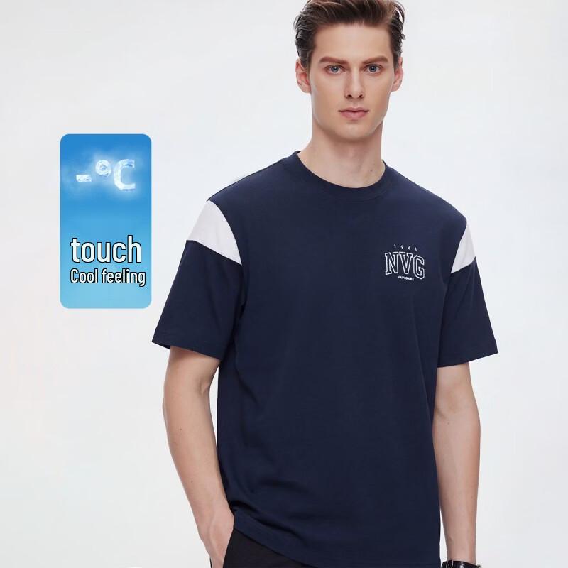 Navigare Men s Casual Short Sleeve Round Neck T-Shirt 3XL