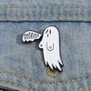 Spooky Boobs Enamel Pins Custom Ghost Brooches Lapel Badge Hat Clothes Backpack Jewelry Pins Halloween Funny Brooch Accessories
