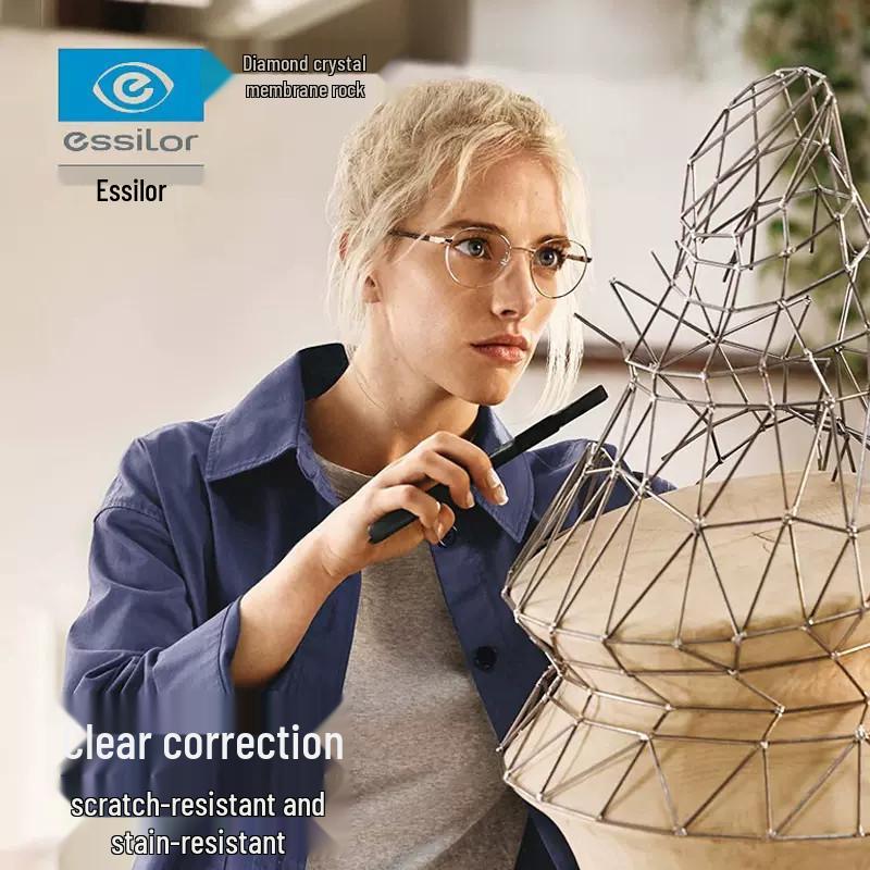 

Очки для близорукости Essilor Crizal Rock Сверхтонкие Поляризационные - Износостойкие и устойчивые к пятнам, Улучшенные линзы с защитой от УФ-излучения 1.56