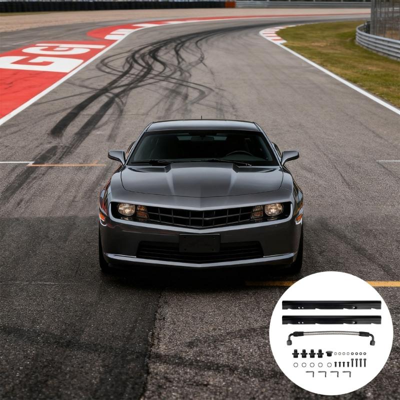6AN Intake Manifold Fuel Rail Kit for LS6 Engines with High Flow Design Supporting 600 Horsepower and Enhancing Fuel Delivery