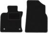 Black Front Floor Mats For: Toyota Camry IX Sedan (2017-)