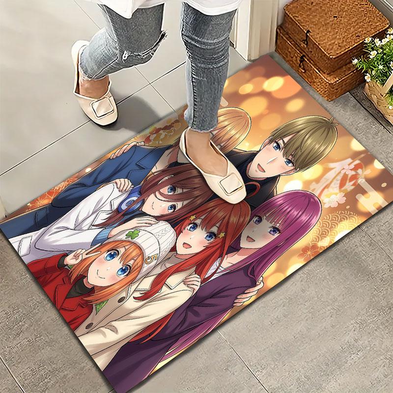 Alfombra Alfombrilla de Los Quintillizos Esenciales Para Sala de Estar Dormitorio Hogar Decoración de Sofá Niños Juego Alfombrilla Antideslizante para el Suelo