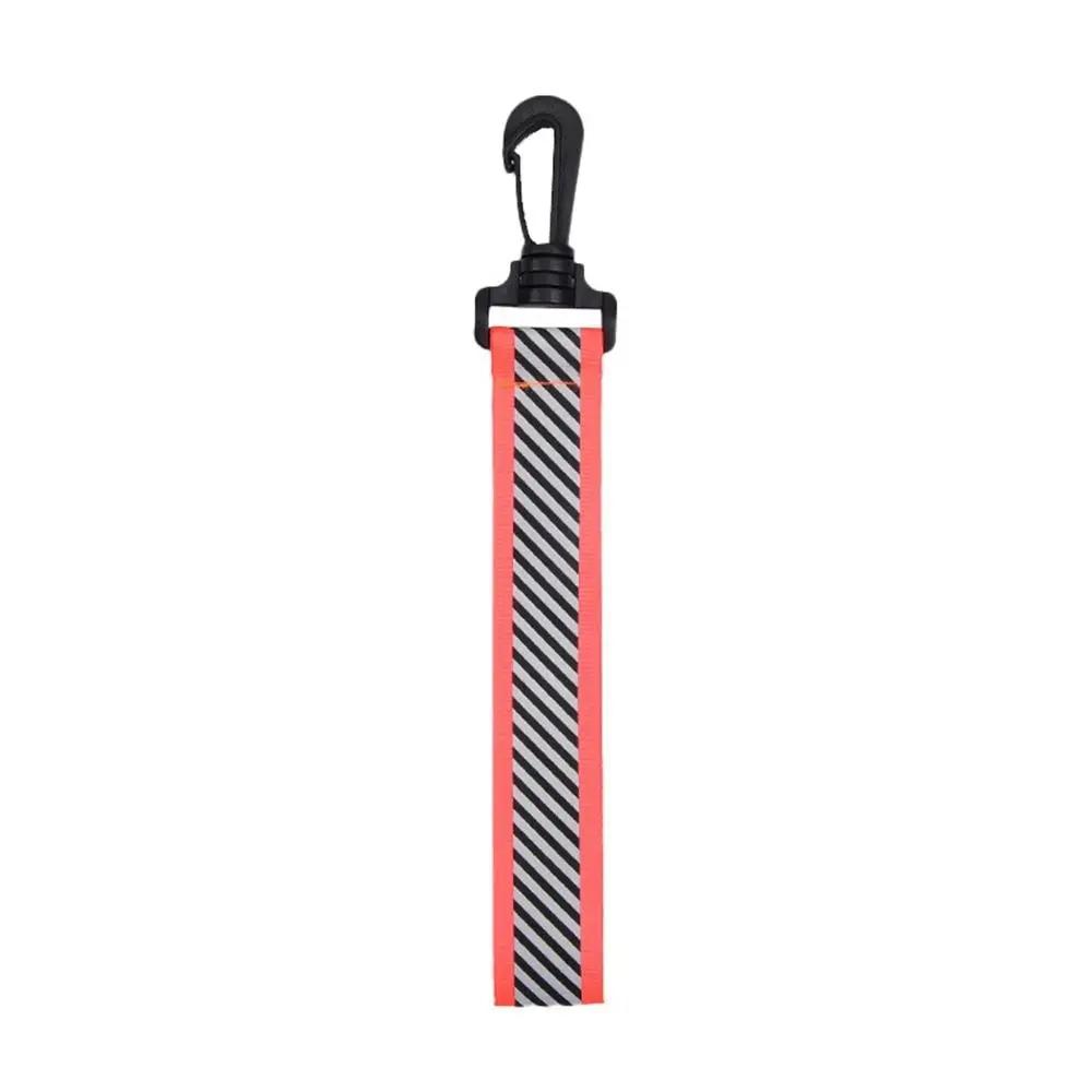 High Visibility Reflective Backpacks Keychains Webbing Material 17 Styles Outdoor Reflective Keychains Safety Straps