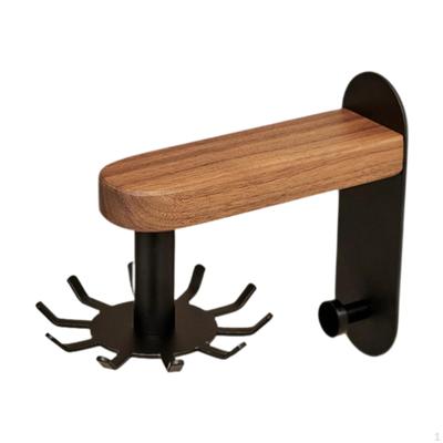 Kitchen Utensil Hooks Swivel Accessory No Punching Pot Storage Rack