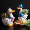 User Friendly Silicone Mold Duck Shape Plant Pots Resin Casting Produces Detailed Containers Candle Stands Clear Finish
