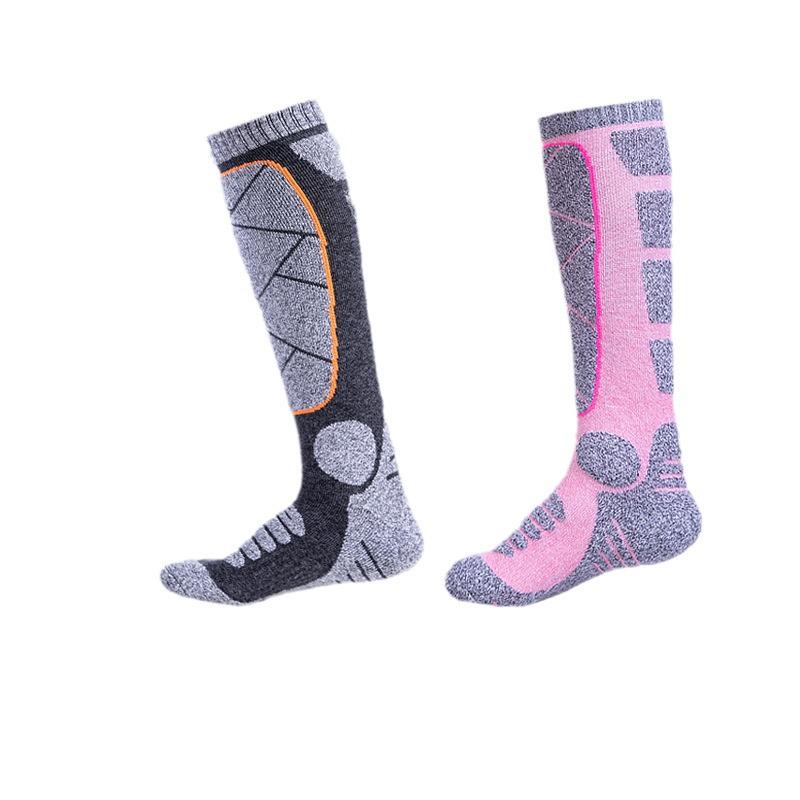 USB Rechargeable Heated Winter Socks for Men & Women - Long Tube, Cold-Proof Design