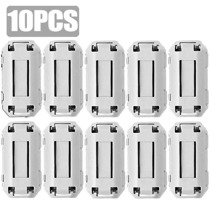 1/30Pcs Noise Filter Magnetic Clip Noise Suppressor Filter Ring Cable Clamp for Suppressor Powerline Power Cord Magnetic Ring