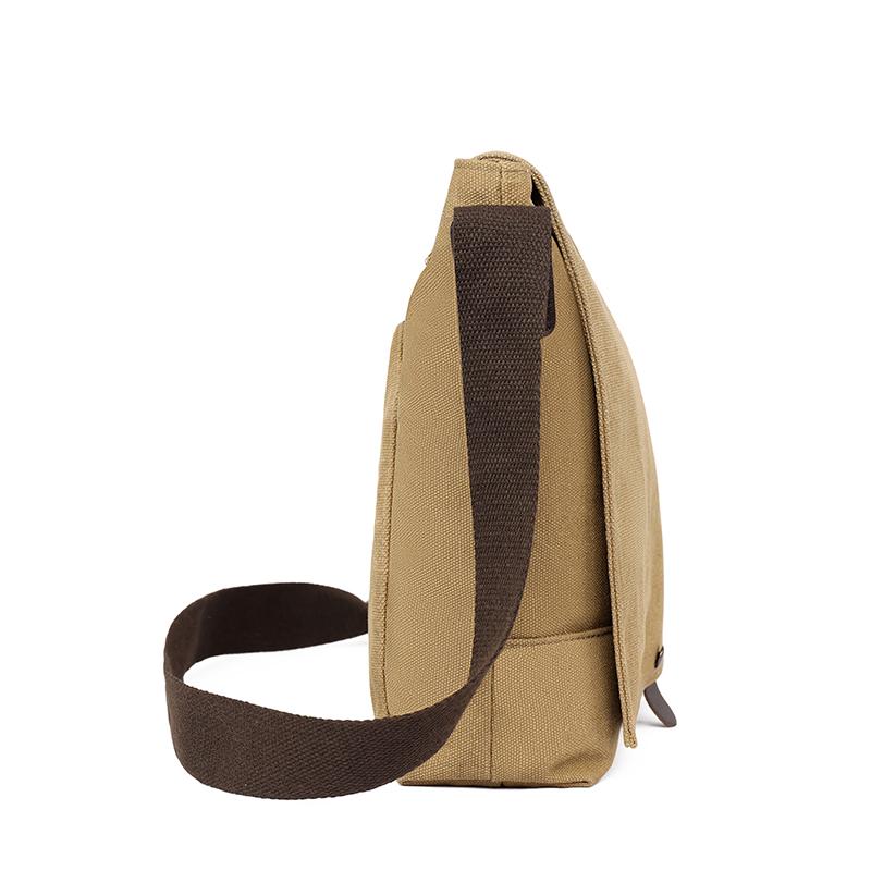 New Fashion Cross Body Bag New Men Canvas Crossbody Shoulder Messenger Bags Man Casual Solid Multi Function Portable Male Bag