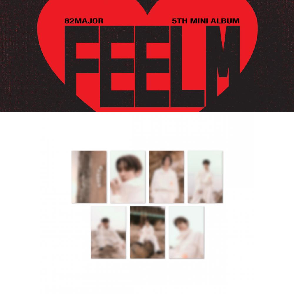Pre-order 82MAJOR 5th Mini Album FEELM POP-UP Store Postcard Set