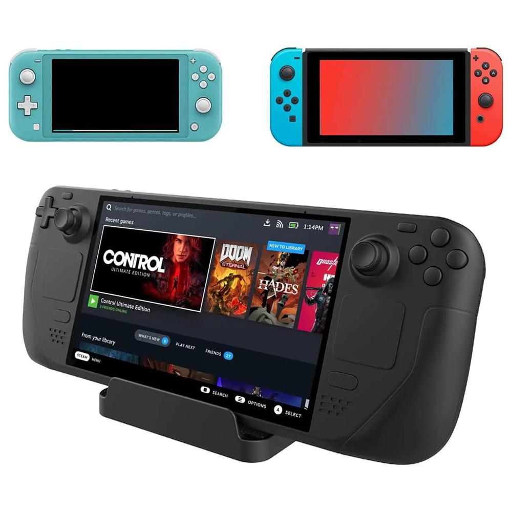 For Nintendo Switch/OLED/Lite/Steam Deck/Switch 2 Storage Stand Adjustable Bracket Portable Base For switch 2 Acssories