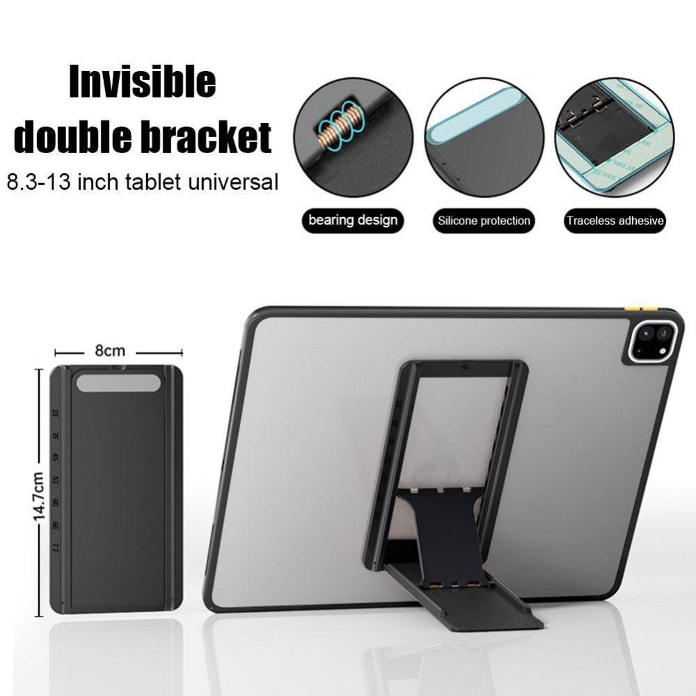 Adjustable Angle Desktop Tablet Stand Paste Type Kickstand E-Reader Bracket for iPad Universal