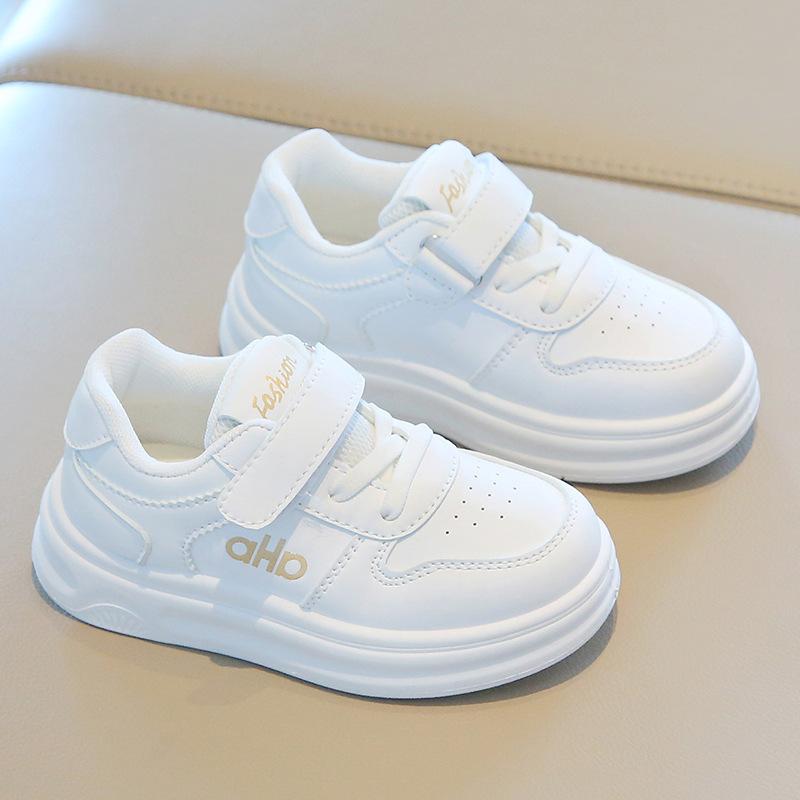Children Mesh Breathable Sneakers Lightweight White Shoes Toddler Soft Sole Casual Board Shoes