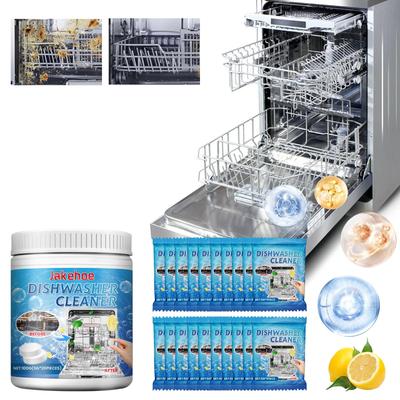 Dishwasher Cleaner Sheets 100g - Effectively Removes Grease, Grime, Limescale, and Other Stains. Powerful Dishwasher Deodorizer.