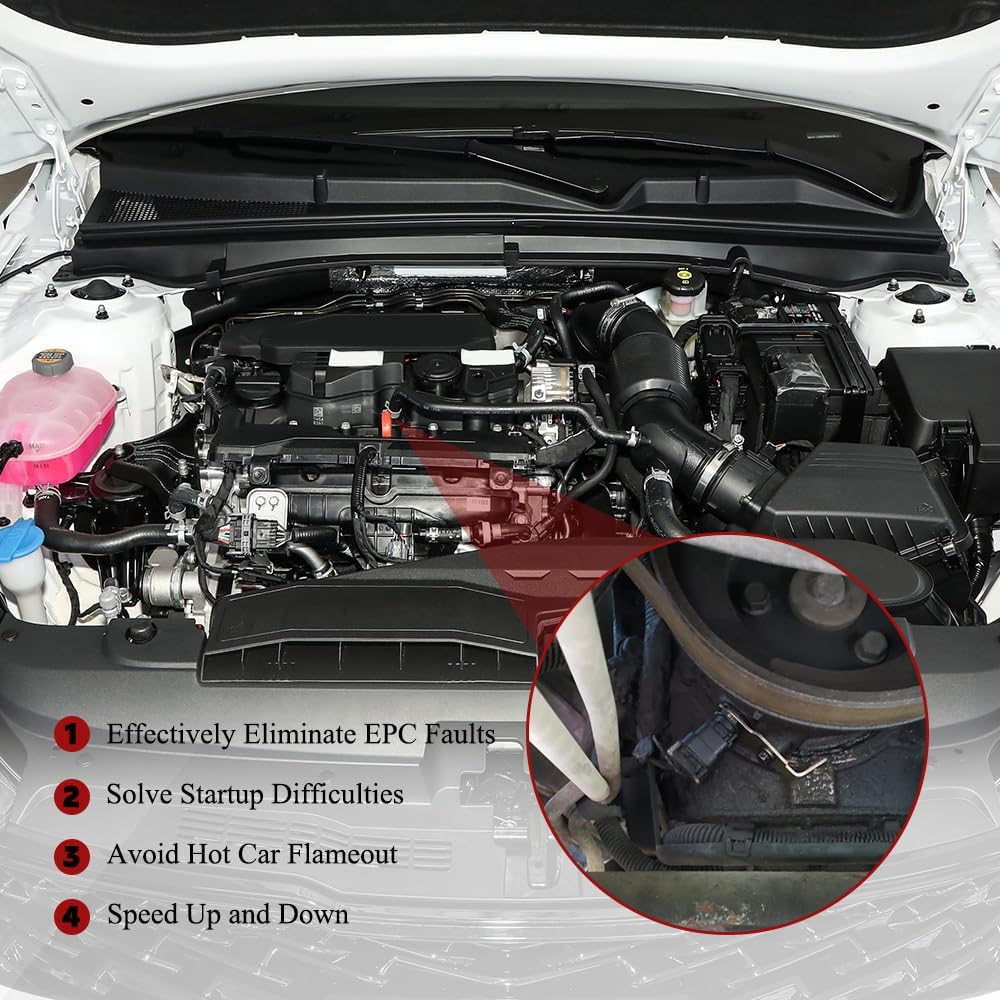 12596851 Premium Engine Crankshaft Position Sensor Compatible with Chevry GMC & Cadillac, Suburban Silverado Express C1500 K1500 K2500 K3500 Tahoe