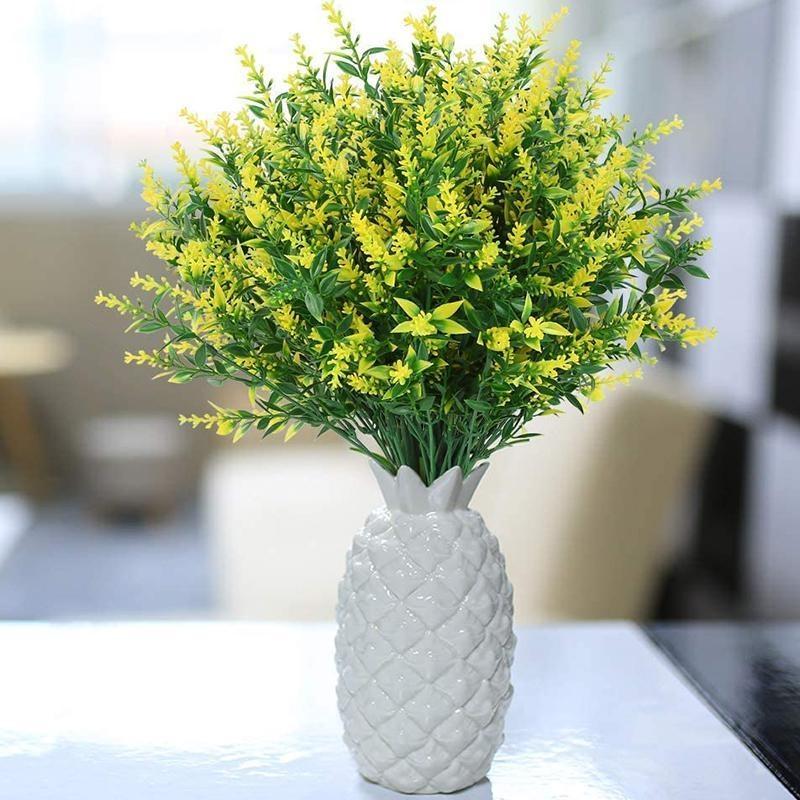Woltoy 9 azzetti Di Fiori Finti Resistenti AI Raggi UV, Per