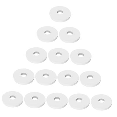 Iplusmile 15 szt. Zestaw Tabletek Aromatycznych Samochodowych Mgiełka Samochodowa Wkład do Wymiany Pusty Okrągły Wkład Zapachowy Olejek Eteryczny Biały Pe