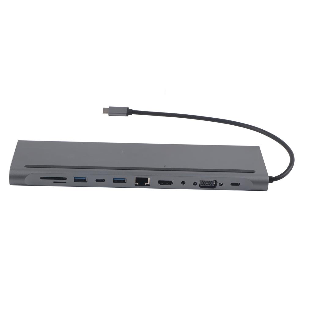 11 In 1 Hub Type‑C Expansion Dock USB3.1 To HDMI Card Reader Multi‑Functional Adapter