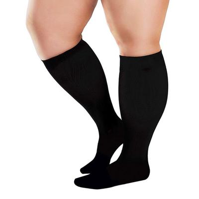 Les chaussettes de Compression de tuyau de soutien élastique de grande taille, à usage quotidien, réduisent la douleur et l'enflure
