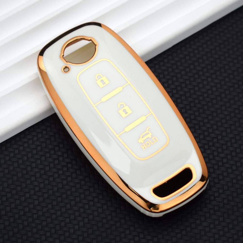 TPU Car Key Case Cover Holder Shell for Nissan Leaf Juke Micra Qashqai J11 X-Trail T32 Tiida Pathfinder Versa Note Patrol Fob