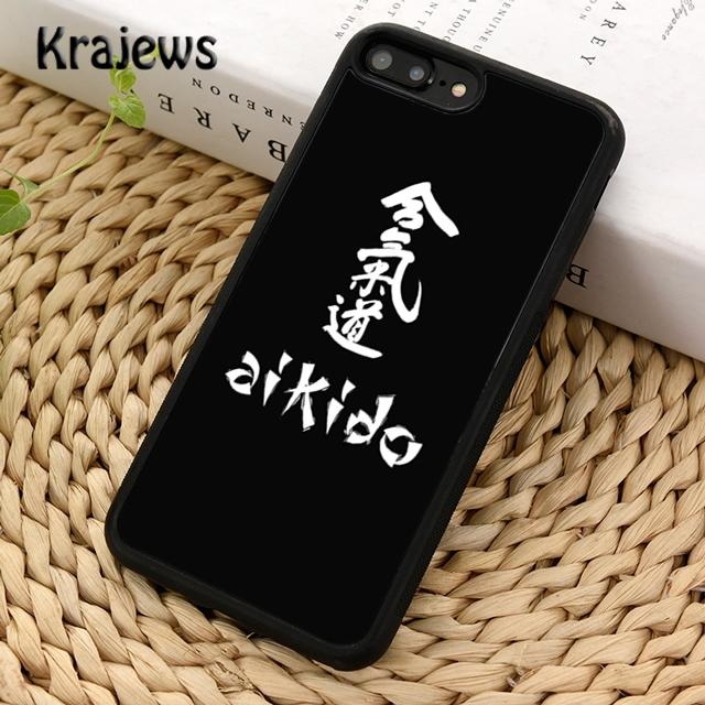 Krajews Japan Martial Aikido Telefon Fall Abdeckung Für iPhone 14 5 SE 6s 7 8 plus XR XS 11 12 13 pro max Samsung Galaxy S21 S22ultra