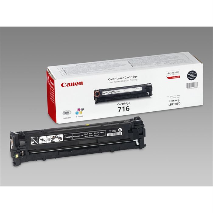 Cartouche De Toner CANON 716 Noir - Compatible LBP-5050/5050n, MF-8030Cn - Rendement Jusqu'à 2300 Pages