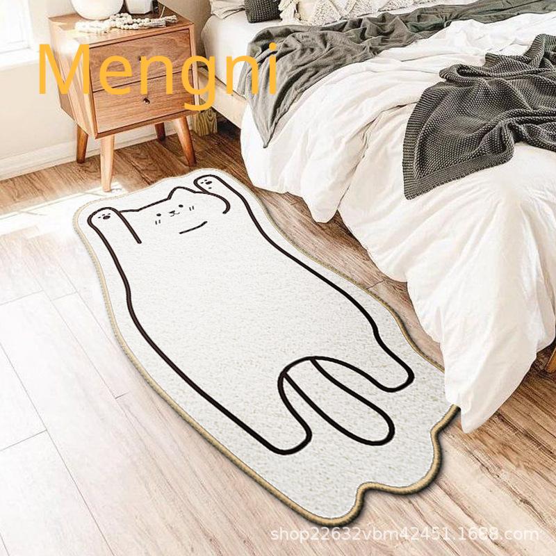 

Кашемировый ковер специальной формы, милый ковер для детской спальни, прикроватный ковер, напольный коврик, простой коврик для журнального столика, коврик