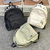 Color Solid Fashionable Letter Pattern Lightweight Neutral Backpack For Outdoor