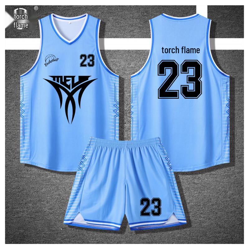 Унисекс быстросохнущий комплект: баскетбольная майка и шорты L