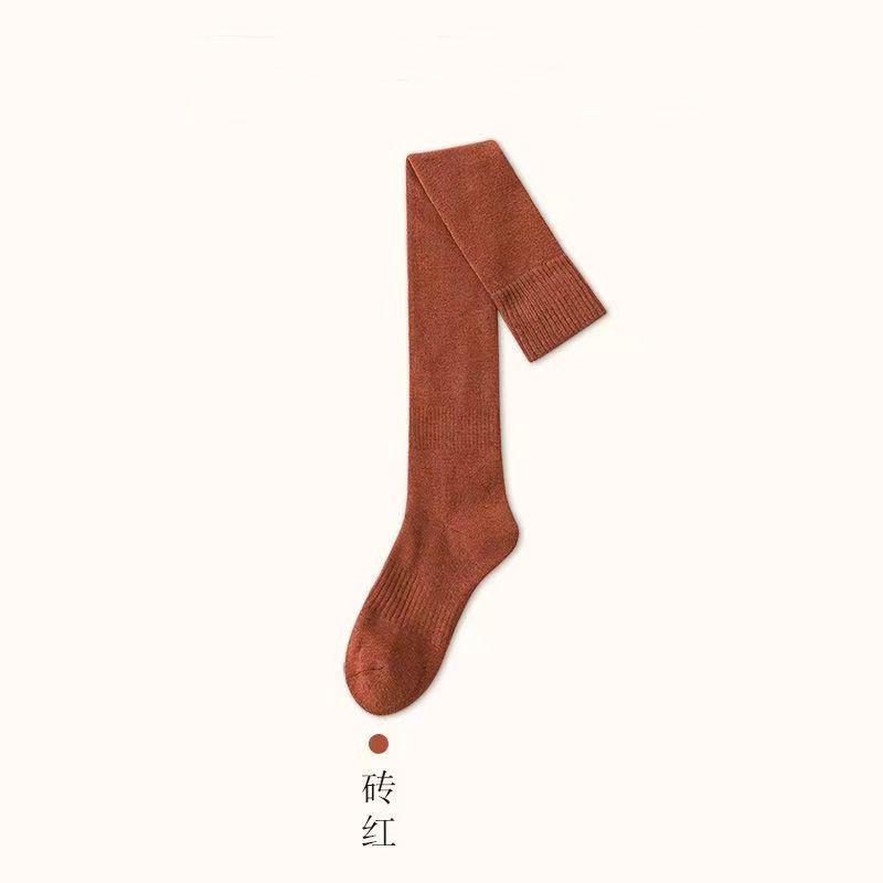 Knee Socks Women'S Autumn And Winter Japanese Jk High Tube Calf Stockings Thickened Terry Warm Long Socks Women'S Tide Wholesale