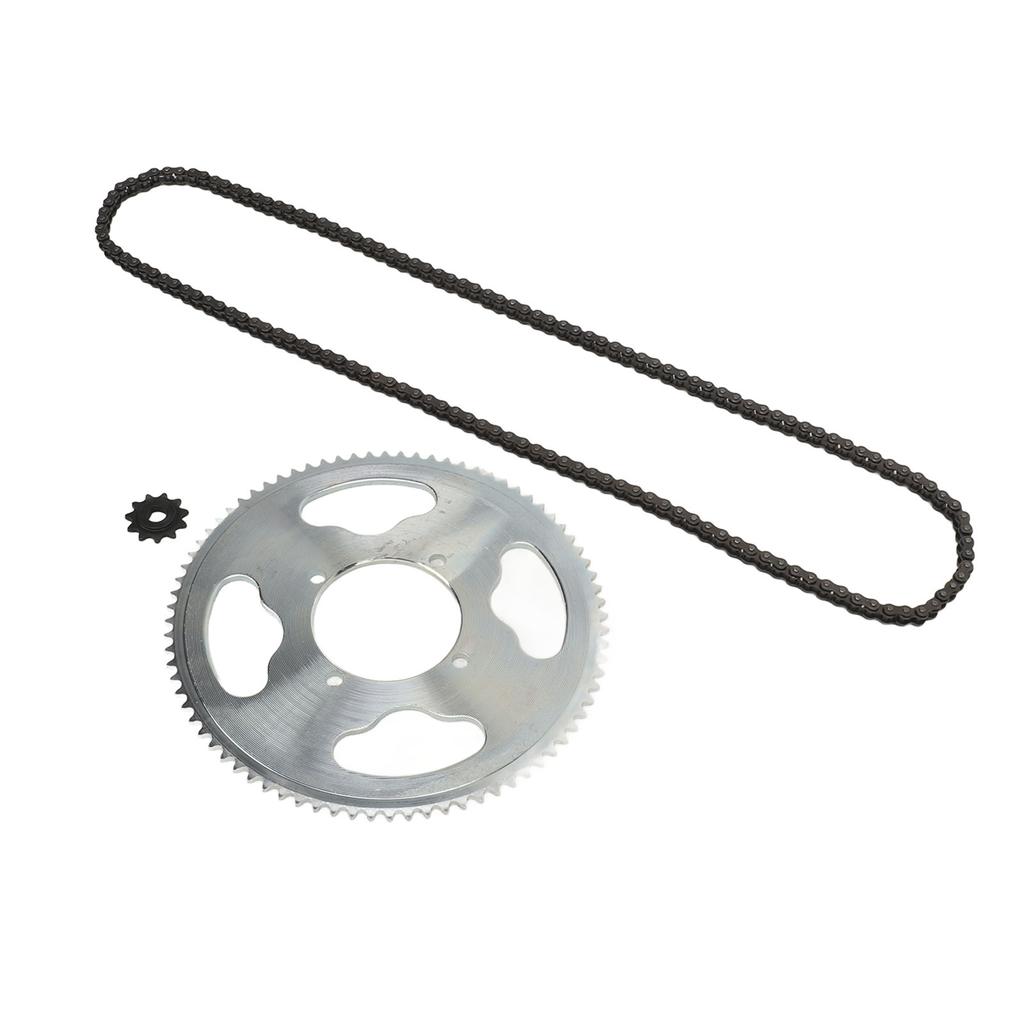 Sprocket Chain Set 8D 11T Gear Sprocket 25H 80T Chain Wheel Sprocket 25H 146 Link Drive Chain for DIY Motorcycle ATV