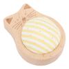 Sewing Pins Cushion Set 80PCS Straight Quilting Pins and Wooden Base Needle Pincushion with Storage Case