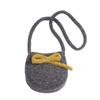 Plush Bow Shoulder Messenger Bag New Versatile Casual Fashion Shoulder Bag