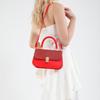 2025 New Retro Portable Small Square Bag Summer Sense Simple Texture Crossbody Shoulder Bag Hand Carry Fashion Women's Bag