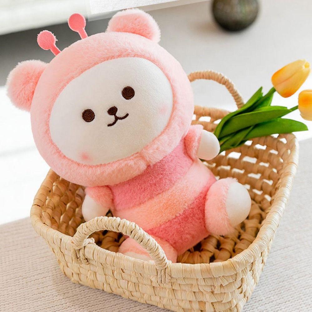 Bee Shape Bee Doll Plush Toy PP Cotton Bees Bear Plush Dolls Bee Stuffed Toys  Home Decor