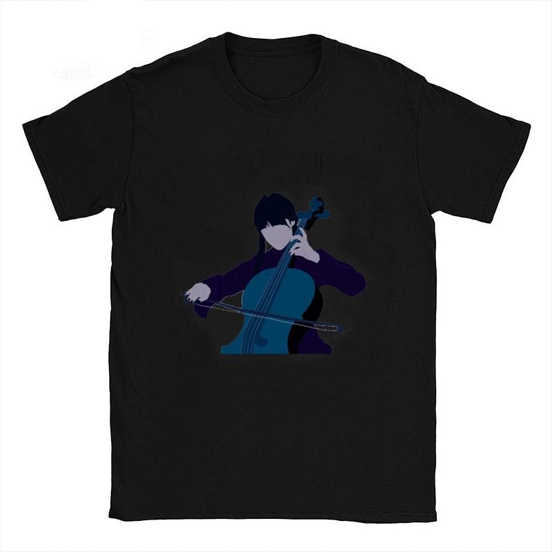 Die Addams Family Wednesday Unisex T-Shirt Top Stilvoll Weich Atmungsaktiv Bequem