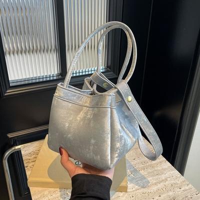 Kleine Handtasche: Einschultertasche, Modisch und Schlicht, Beuteltasche zum Tragen von Wasser