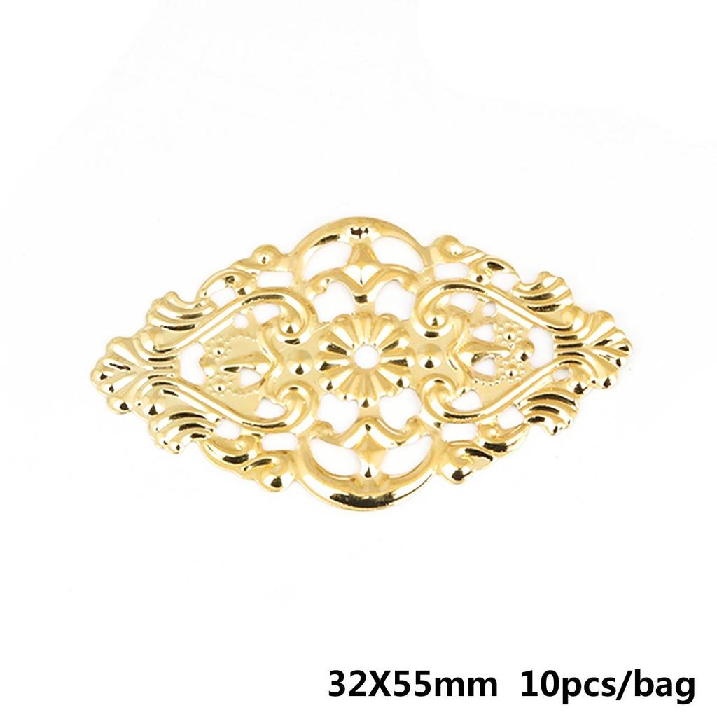 10ks Paví Měsíční Přívěsek Květina DIY Doplňky Součástky Pro Výrobu Šperků