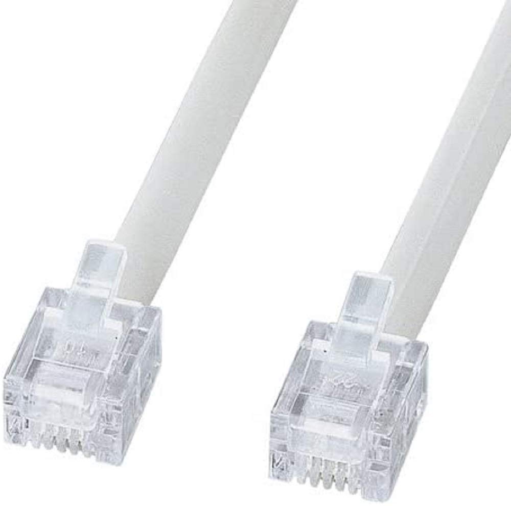 

Sanwa Supply Ecology Telephone Cable White 15m (Normal) TEL-EN-15N2 білий