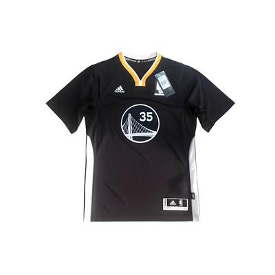 Koszulka męska NBA Golden State Warriors Kevin Durant 35 Casual Sports Edycja dla Fana Koszykówki Topy Czarna CC2860