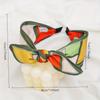 Women's Colorful Floral Pattern Elegant Vintage Mixed-Color Wide-Band Rabbit Ear Headband Set Suitable for Daily Wear