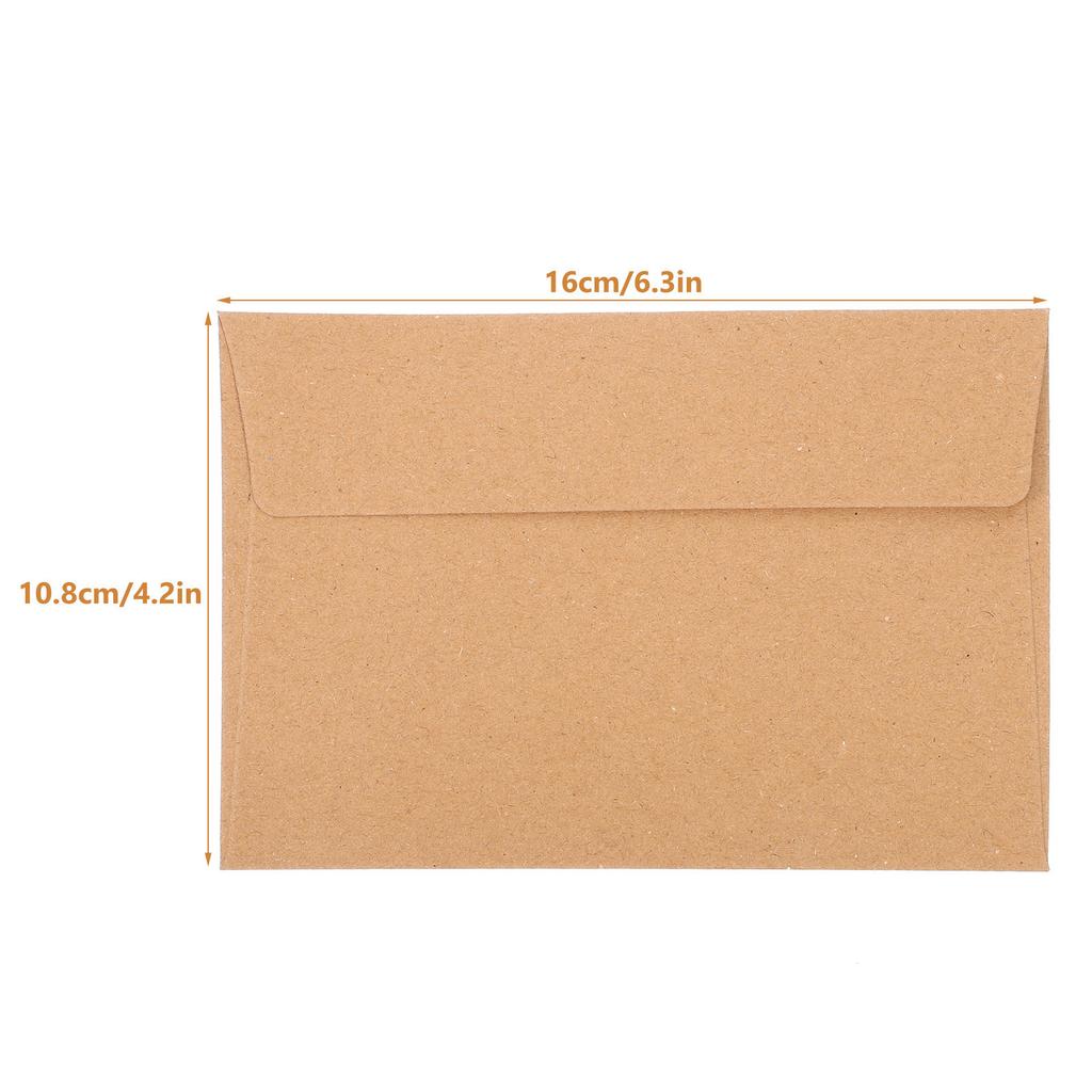 50Pcs Printed Self Seal Envelopes Portable Wear Resistant Blank Envelopes for Wedding Invitation Cards Greeting Cards Party