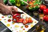 GLASS PLATE CUTTING BOARD 52x40 FRUIT