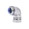 Stainless Steel 90-Degree Elbow Metal Hose Connector