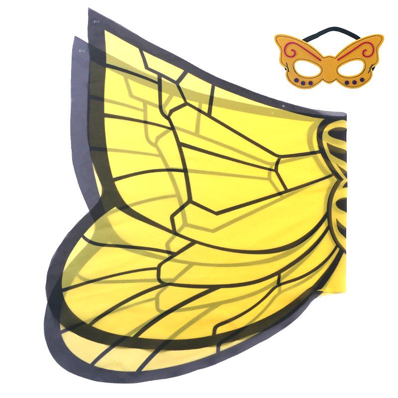 Children's Elf-Style Angel Butterfly Costume Set with Wings and Mask