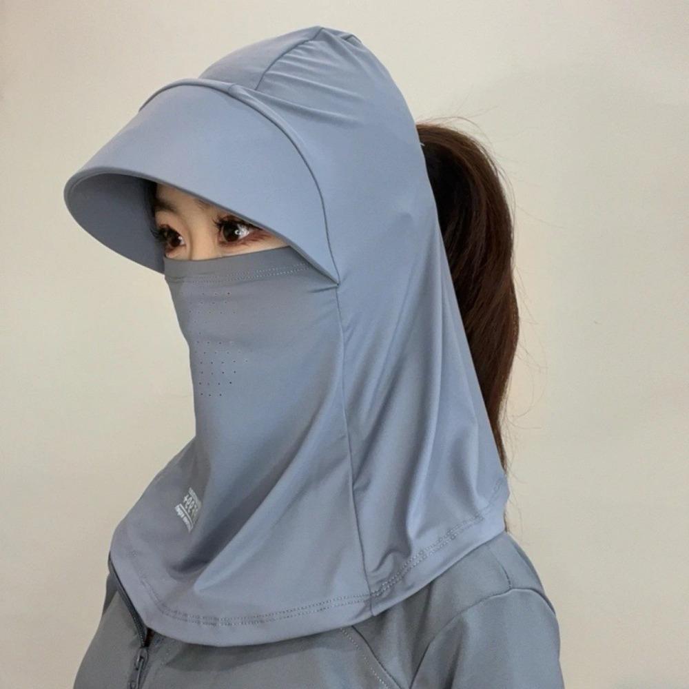 Breathable Visor Cap with Shawl Pullover Cap New Summer Cap  Unisex