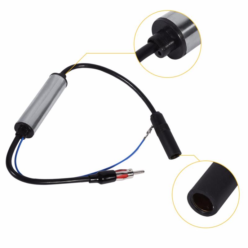 Car Antenna Plug Radio FM Inline Signal Amplifier Booster Signal Amplifier Signal Amplifier