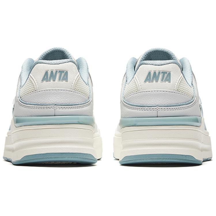 Anta Street Lite Abrasion Resistant Breathable Low Top Skateboard Shoes Men's Blue White 112438052-4
