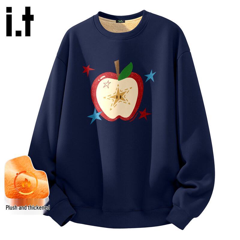 

Fingercroxxit Men s Fleece Lined Casual Sweatshirt S